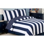 White Bedding With Blue Stars